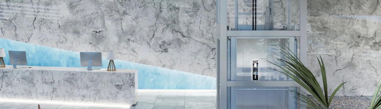 Platform lift for residential building