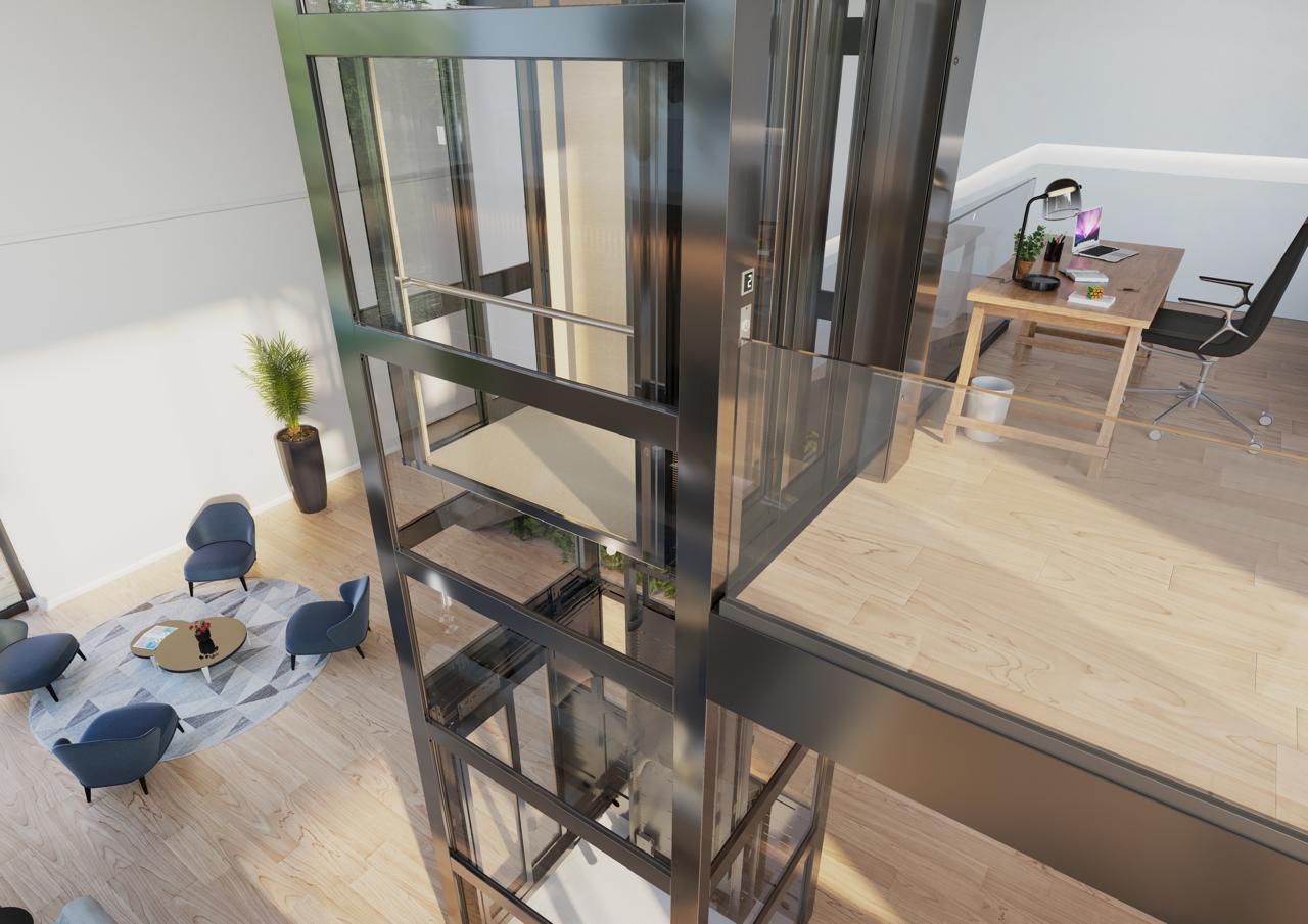 Platform lift for residential building