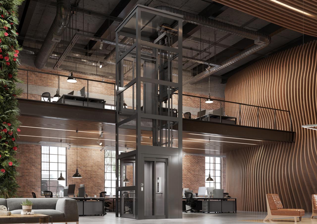 Platform lift for residential building