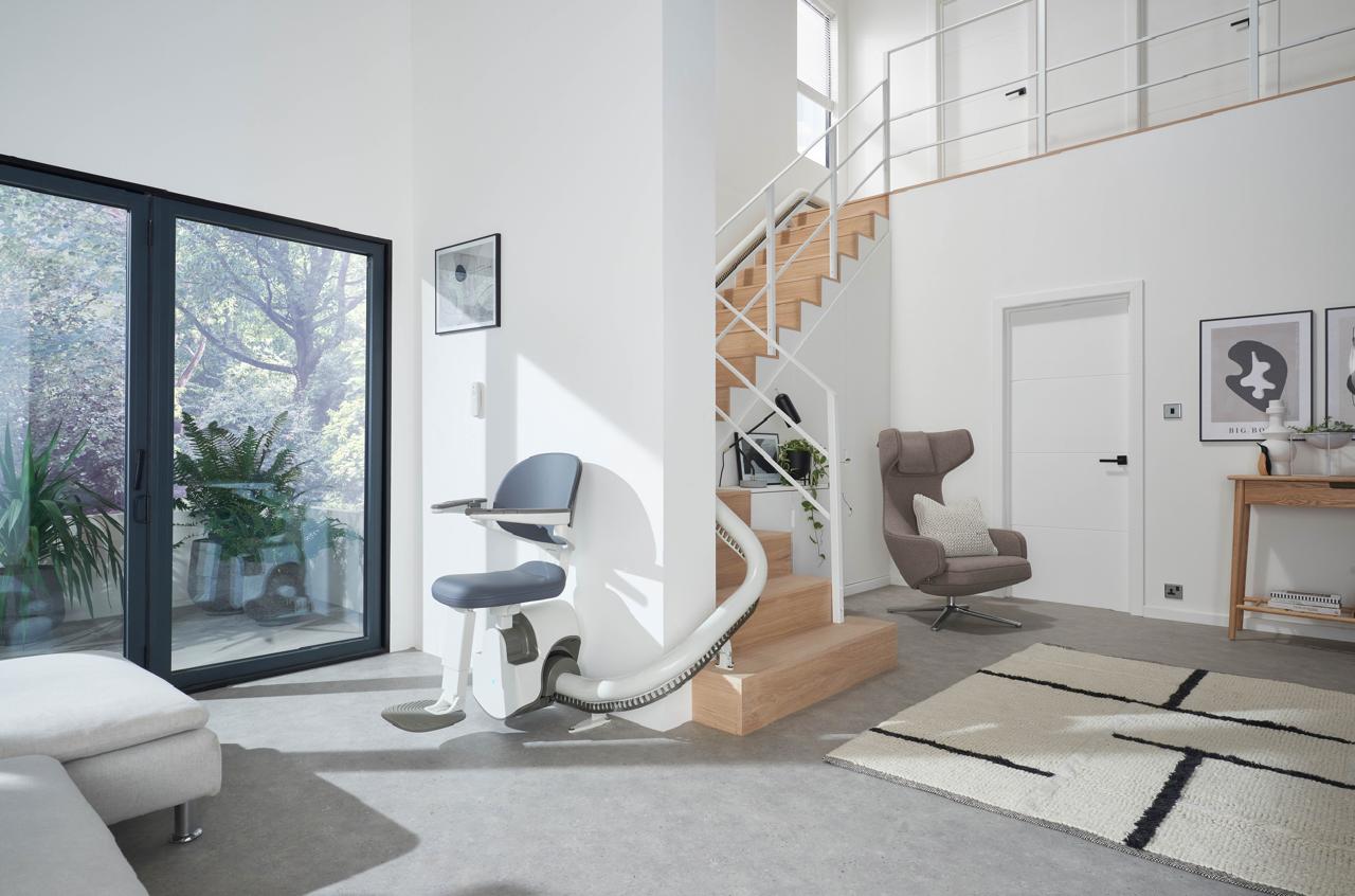 Home lift installation