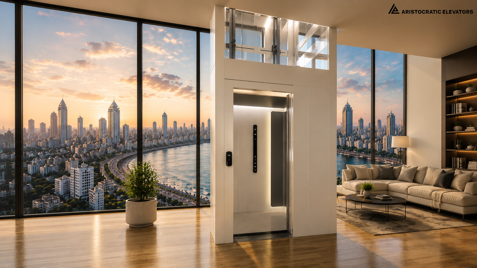 Modern home elevator