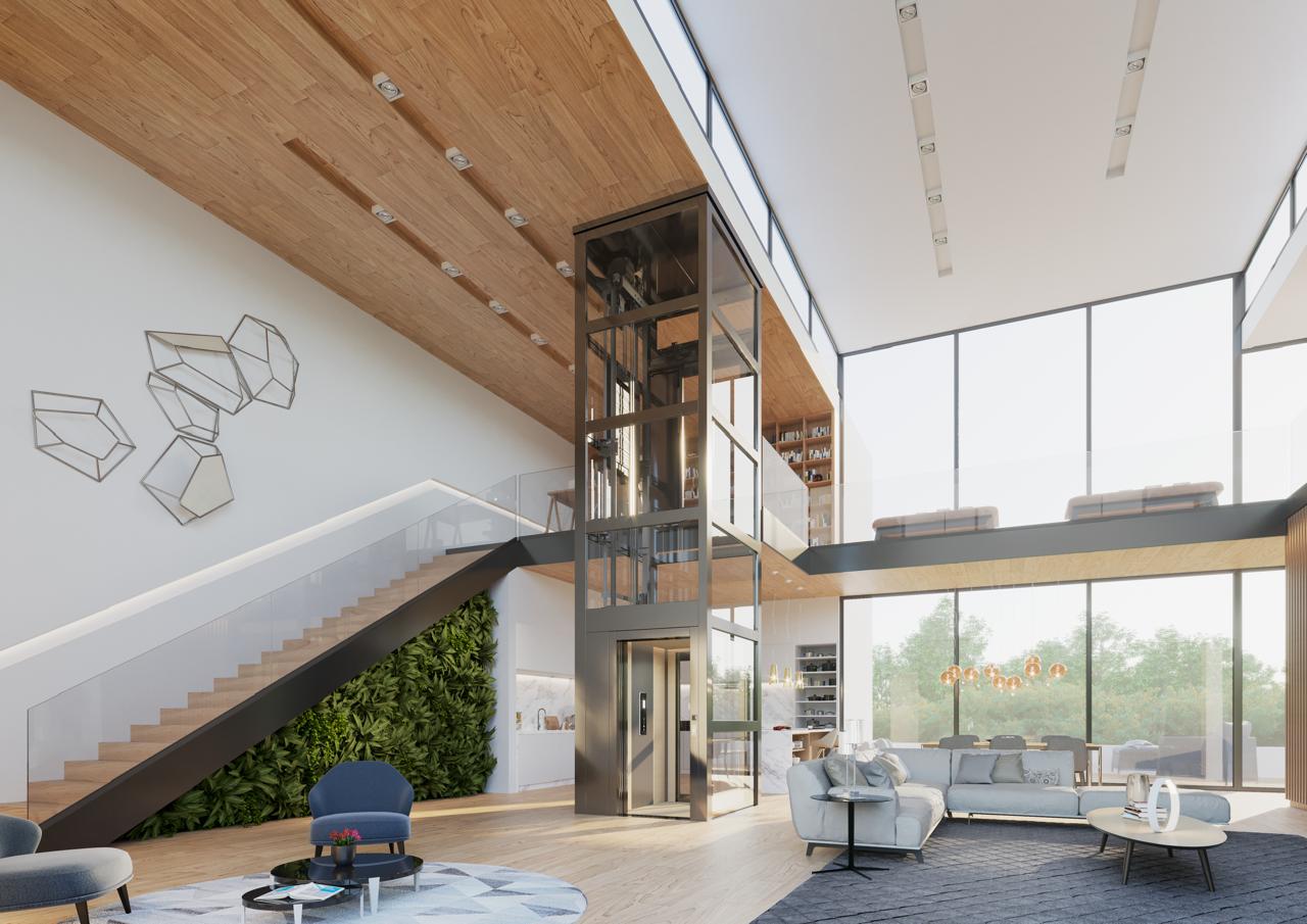 Modern home elevator